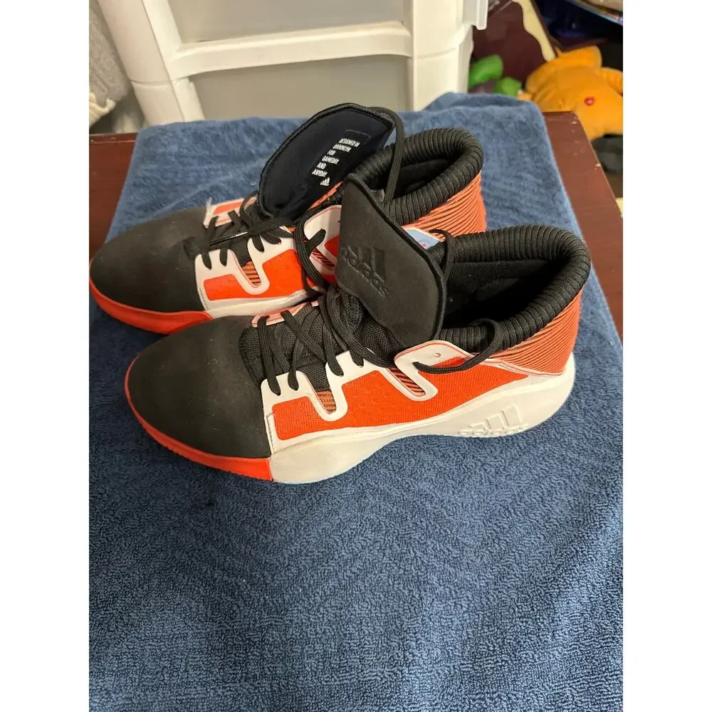 Adidas Shoes Men's Size 10 Pro Vision Basketball Sneaker Orange Black‎